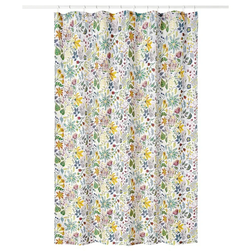 Floral Multicolor Shower Curtain
